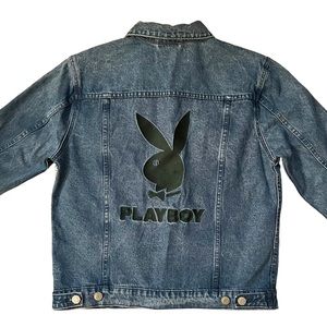 PLAYBOY Denim Classic Trucker Jacket Mens M, L